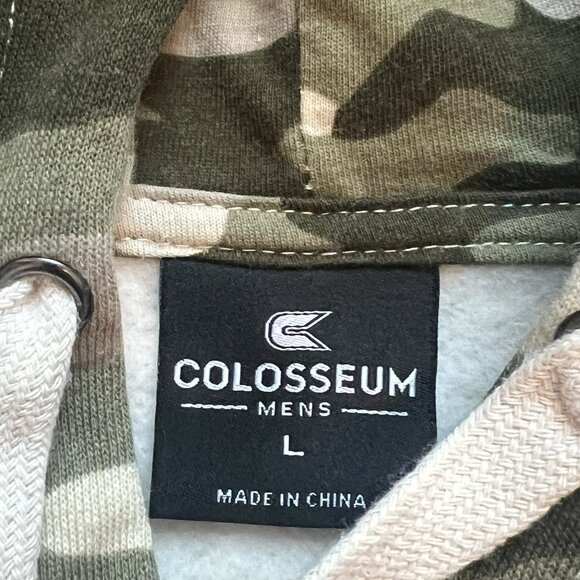 Minnesota Golden Gophers Hoodie Pullover Men's Size L Military Camo Colosseum - Picture 2 of 3